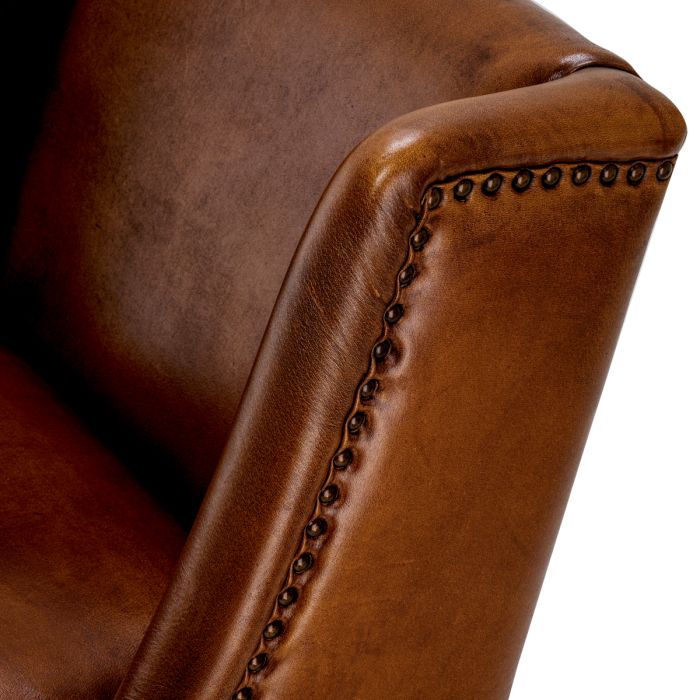 Dining Chair St. James tobacco leather