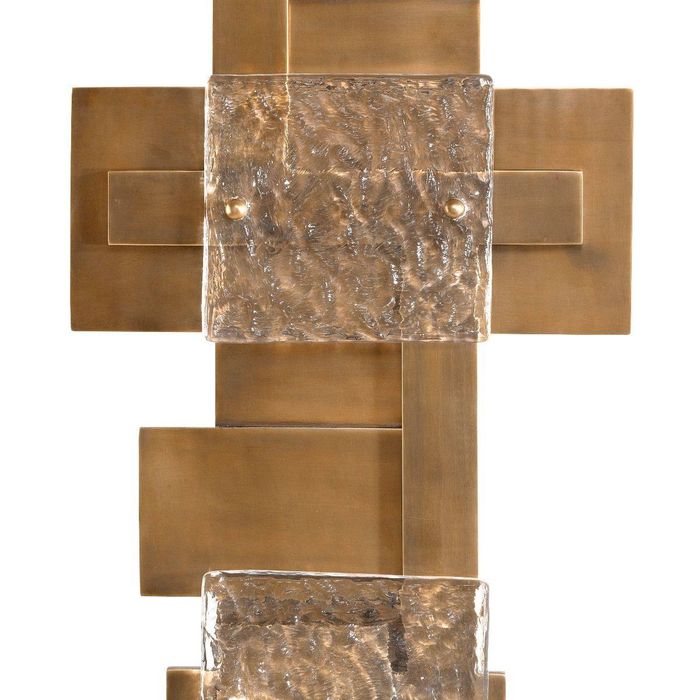 Wall Lamp Langham vintage brass finish