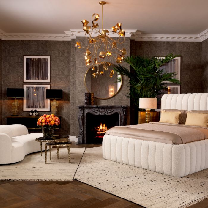 Bed Frame Sycamore Boucle cream