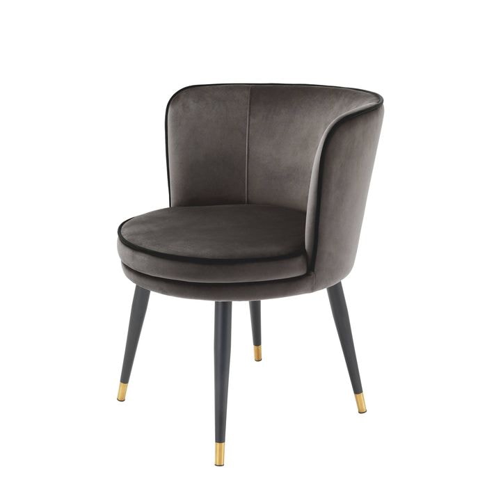 Dining Chair Grenada savona grey velvet