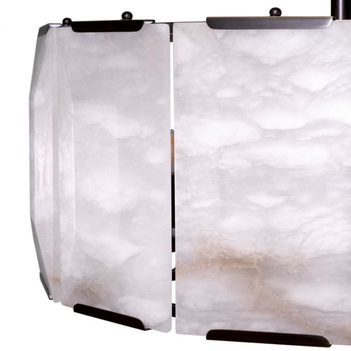 Chandelier Ortiz bronze highlight finish