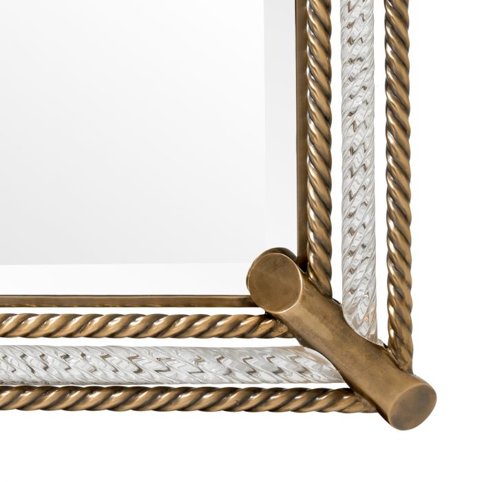 Mirror Cantoni vintage brass finish