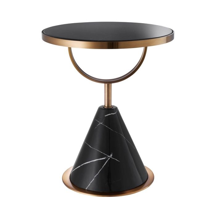 Side Table Park Lane brushed copper finish
