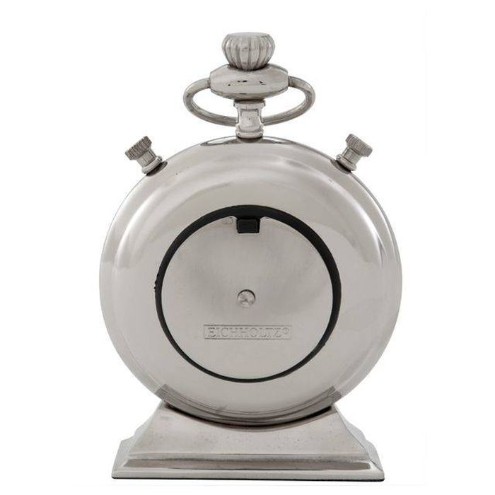 Clock Alain L nickel finish
