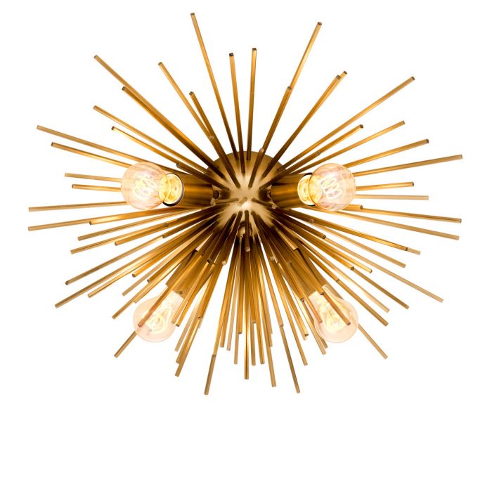 Ceiling Lamp Boivin matte brass finish