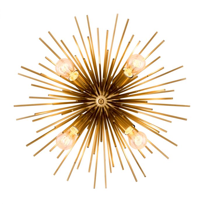 Ceiling Lamp Boivin matte brass finish