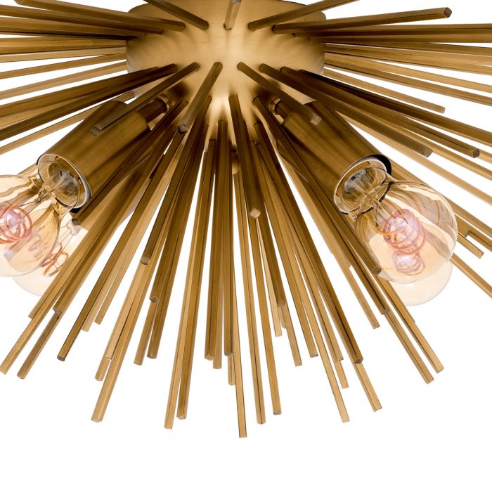 Ceiling Lamp Boivin matte brass finish