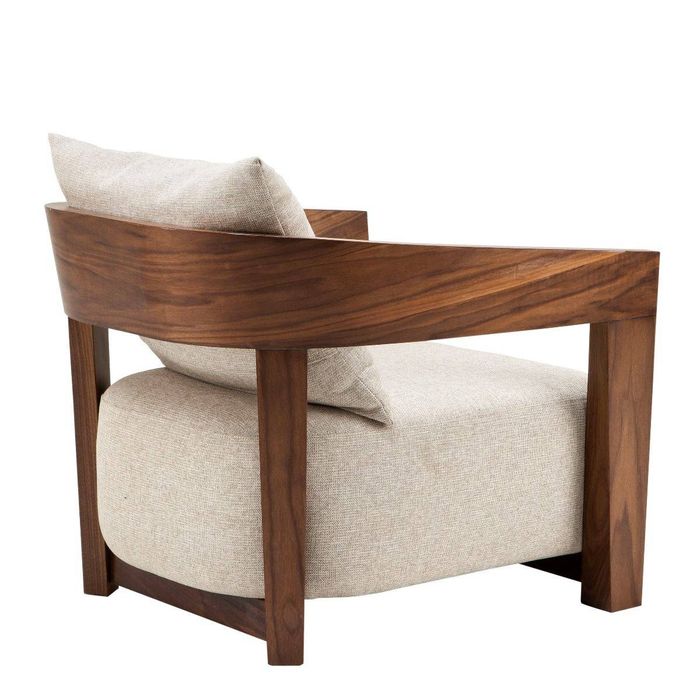 Chair Rubautelli walnut veneer loki natural 