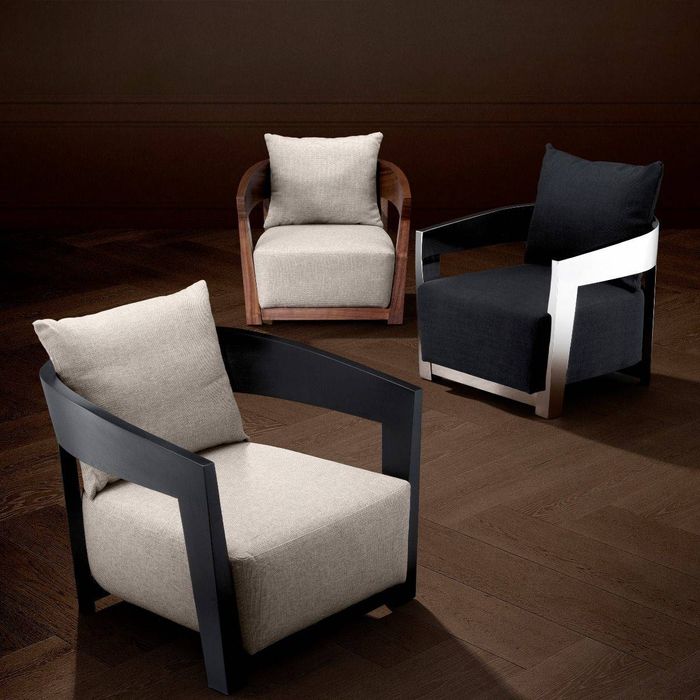 Chair Rubautelli walnut veneer loki natural 