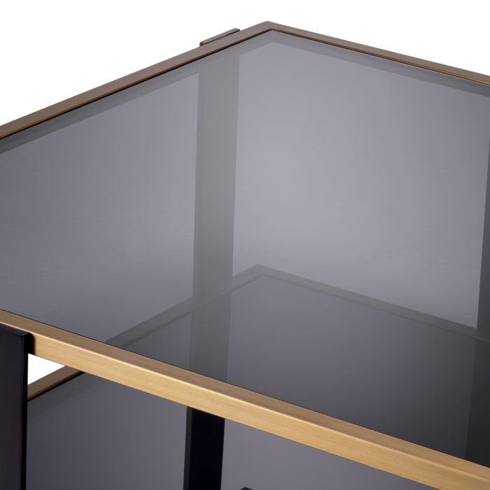 Coffee Table Clio brushed brass finish