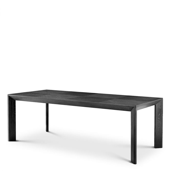 Dining Table Tremont charcoal grey oak ven 225 cm