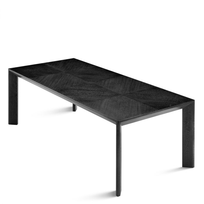 Dining Table Tremont charcoal grey oak ven 225 cm