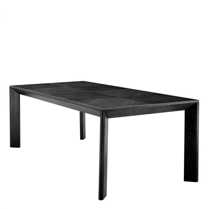 Dining Table Tremont charcoal grey oak ven 225 cm