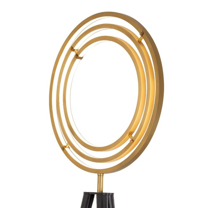 Floor Lamp Cassini antique brass finish 