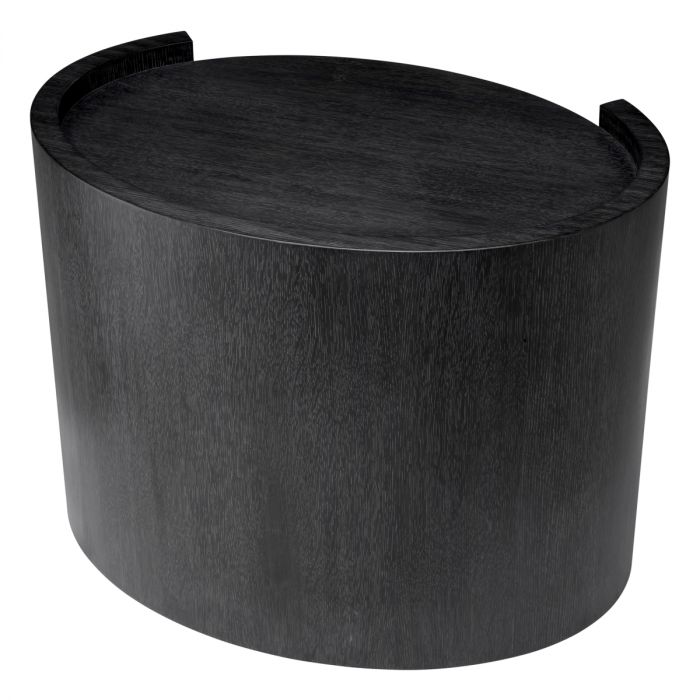 Bedside Table Rosemberg charcoal grey oak veneer