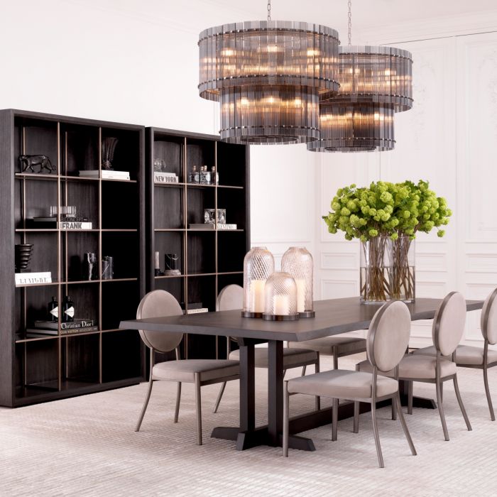 Panther bronze patina on marble base