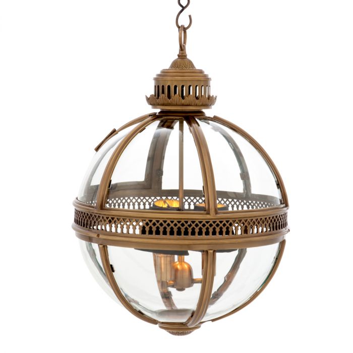 Lantern Residential antique brass  43cm