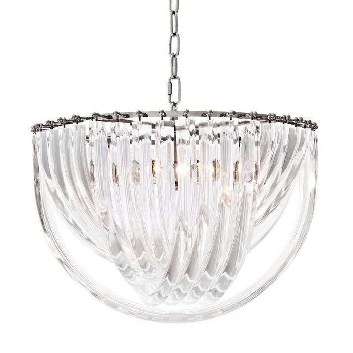Chandelier Murano ? 50 x H. 33 cm
