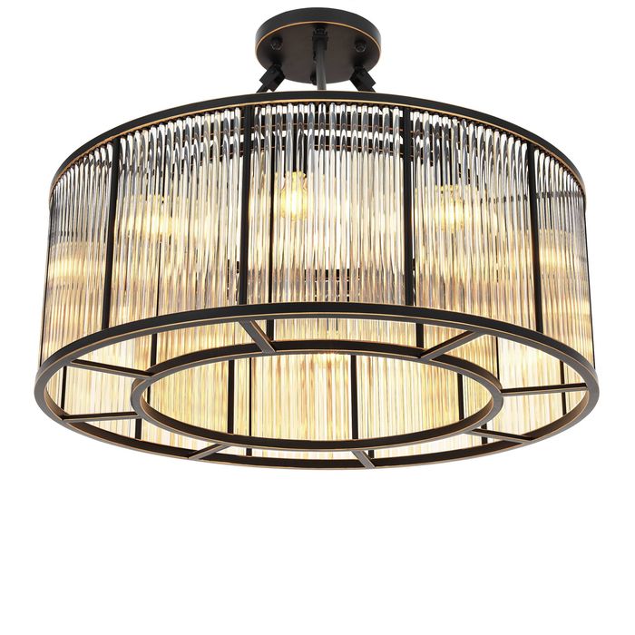 Ceiling Lamp Bernardi bronze highlight finish