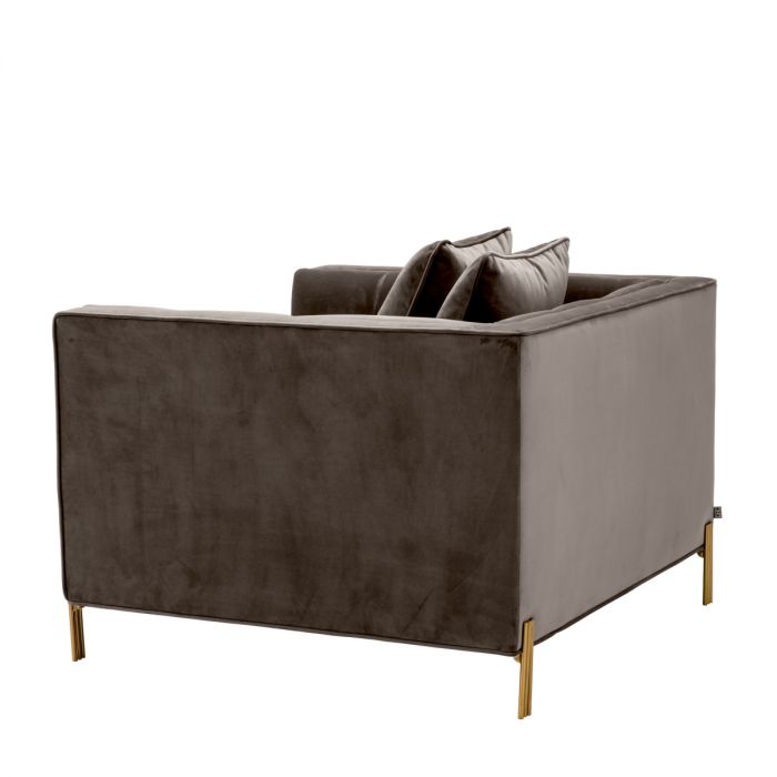 Chair Sienna savona grey velvet