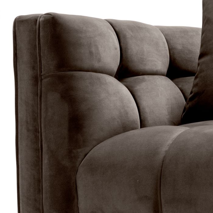 Chair Sienna savona grey velvet