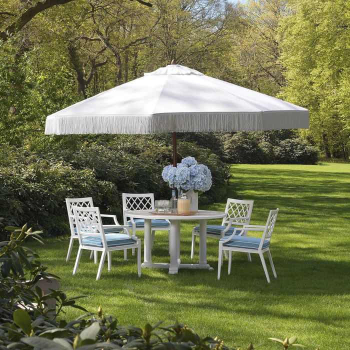 Dining Chair Paladium with arm outdoor white