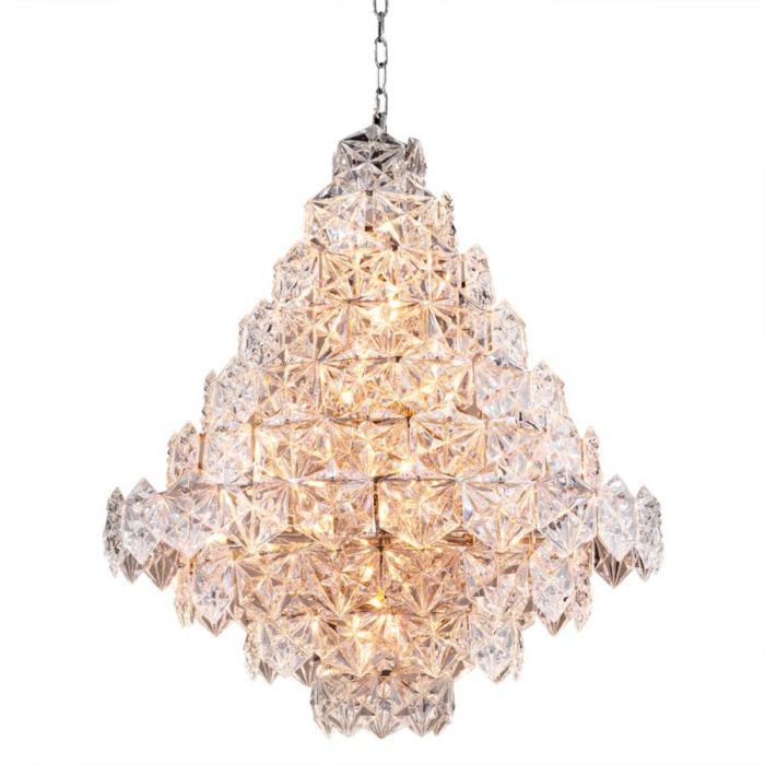 Chandelier Hermitage L nickel finish