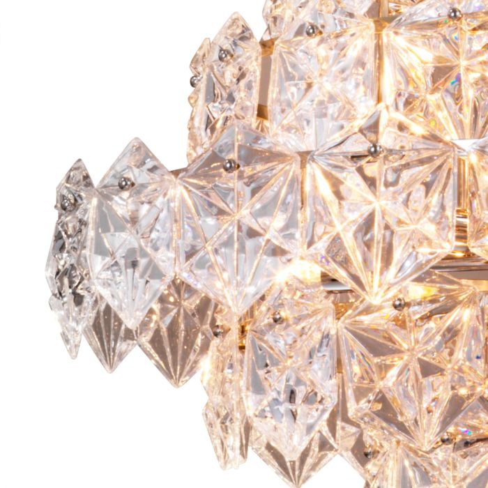 Chandelier Hermitage L nickel finish