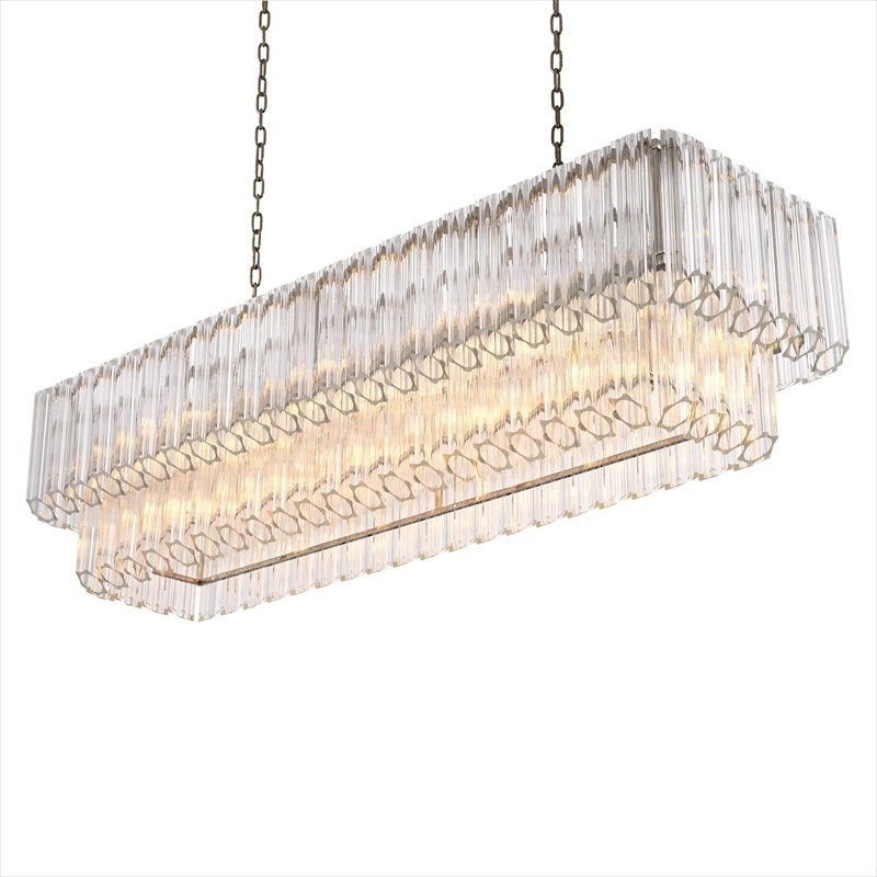 Chandelier Vittoria rectangular