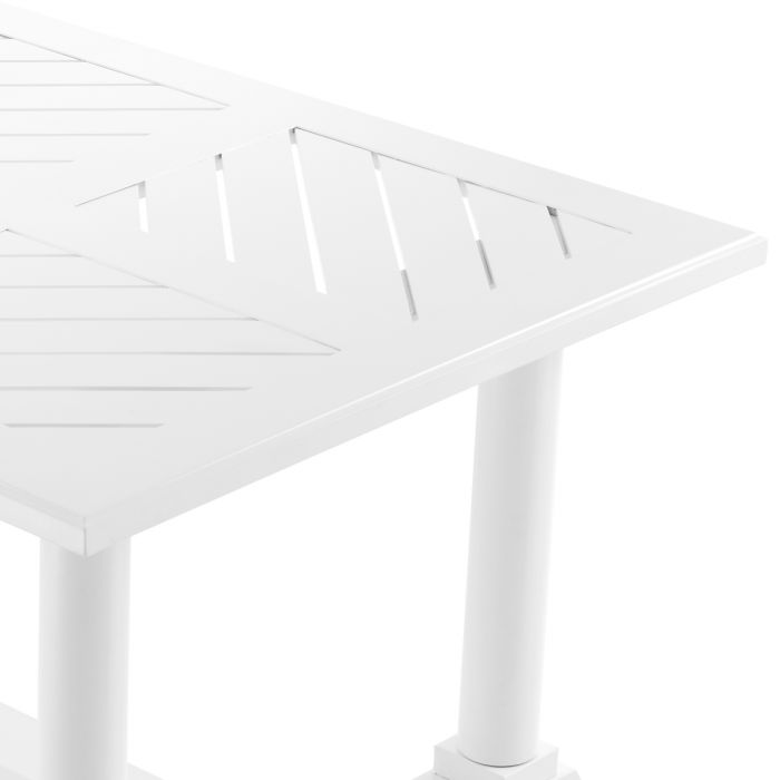 Dining Table Bell Rive 240 x 103 cm outdoor white