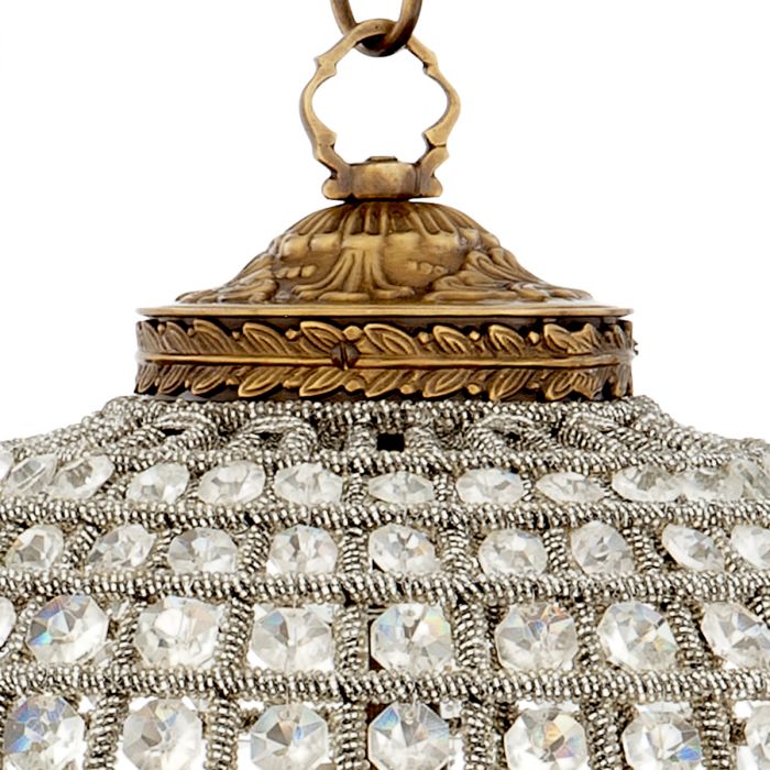 Chandelier Kasbah Oval S antique brass finish