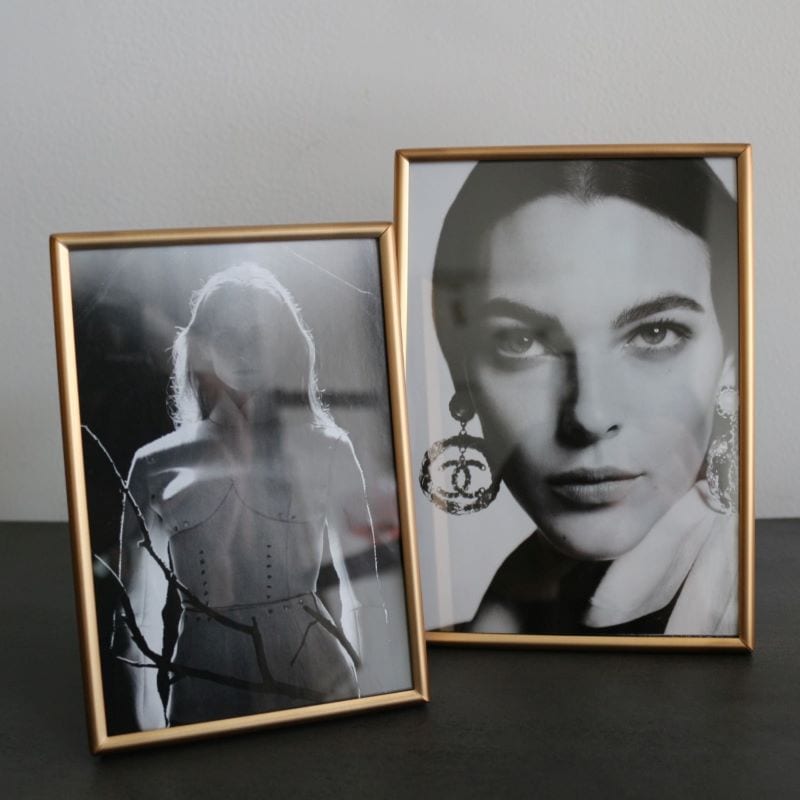 フレームフィンマット/ゴールド【13*18】