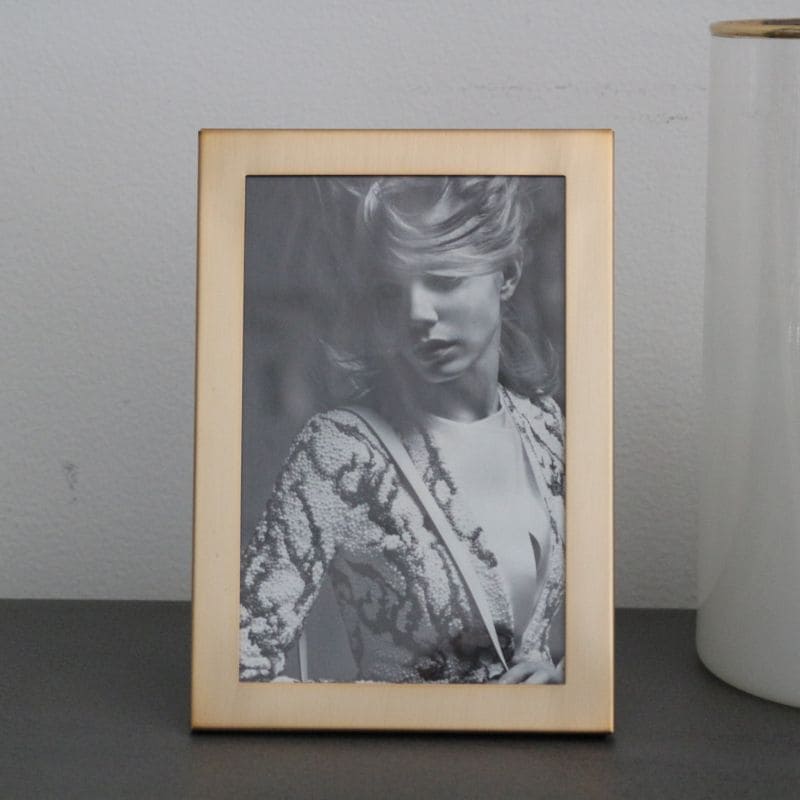 フレームスクエアマット/ゴールド【10*15】