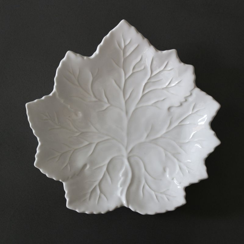 ディナープレート フォイユヴィーニュφ26cm 【ブラン】