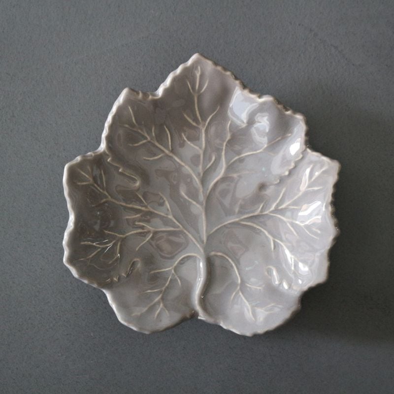 プチプレート フォイユヴィーニュPMφ14cm【グリトープ】