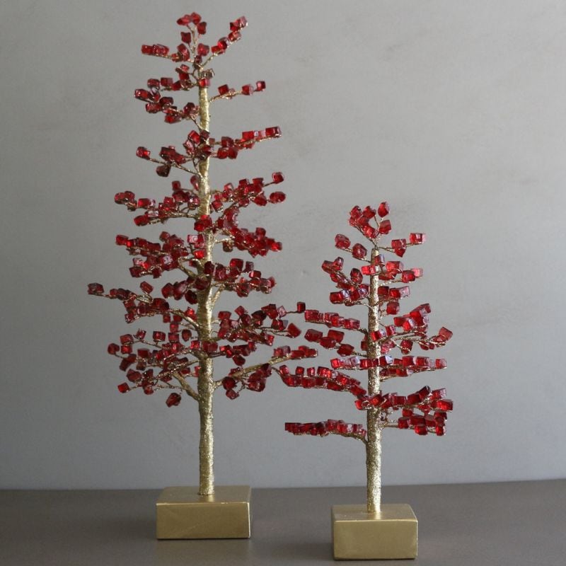 ビーズツリー レッドカラー