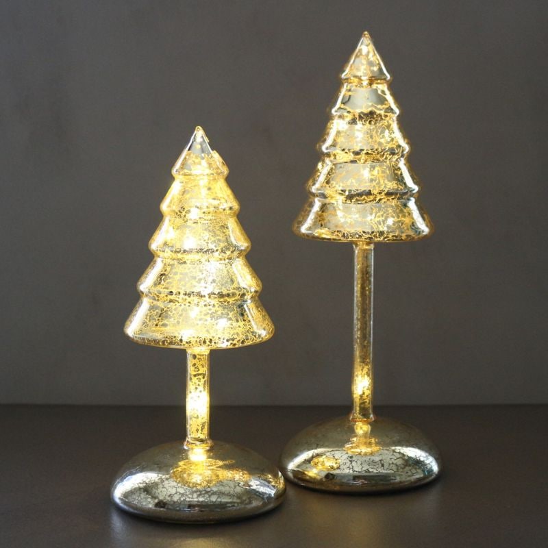 XMASツリー オンフットLEDゴールド