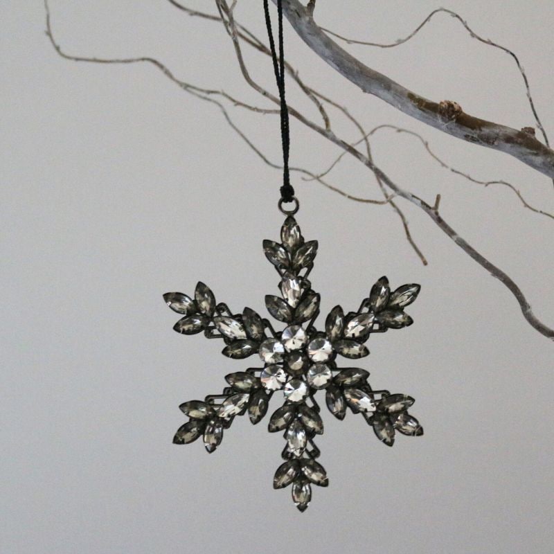 オーナメントストーンスノーフレーク