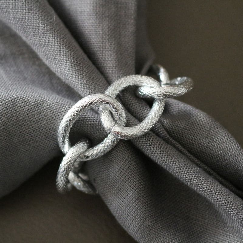 ナプキンリング チェーンシルバー