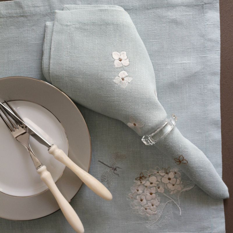 Hydrangeaナプキン ミントグリーン（Petal）