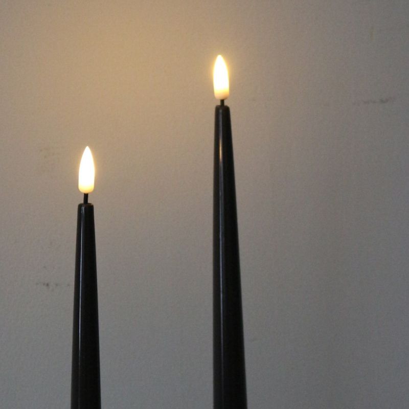 ディナーキャンドルLED　モカ