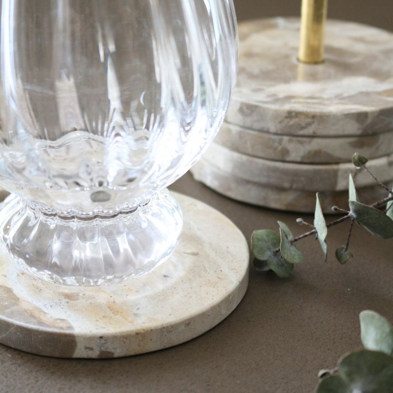 コースターマーブルベージュ