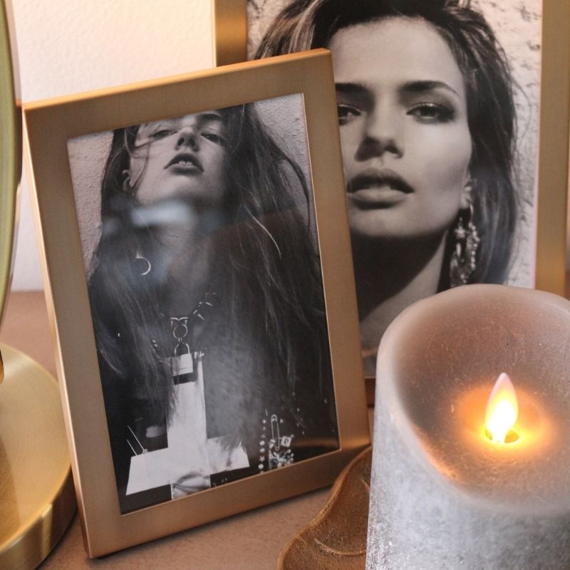 フレームスクエアマット/ゴールド【10*15】