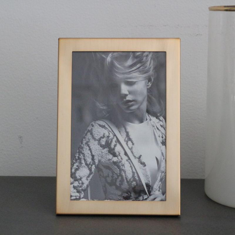 フレームスクエアマット/ゴールド【10*15】