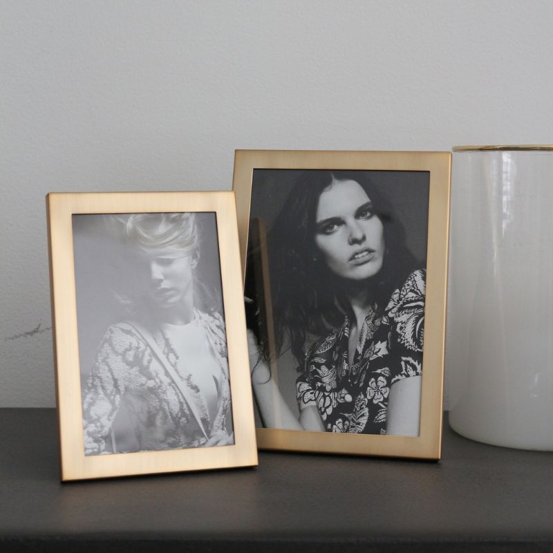 フレームスクエアマット/ゴールド【10*15】