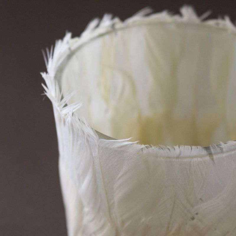 ティーライトホルダーフェザーホワイト１０