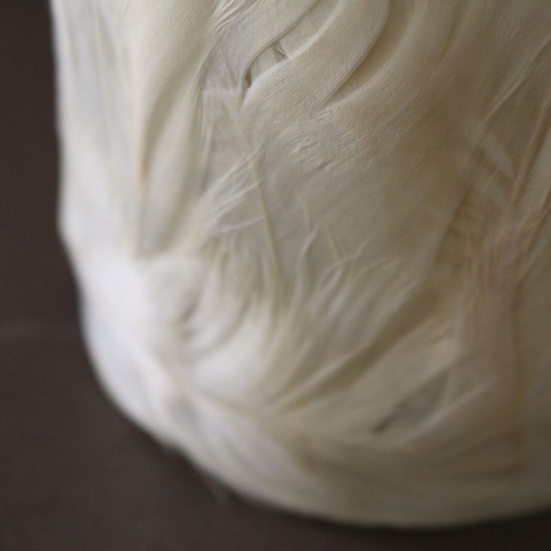 ティーライトホルダーフェザーホワイト１０