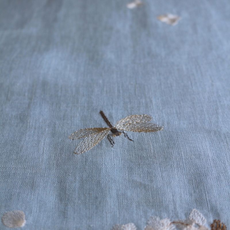 Hydrangeaテーブルランナー ライトブルー