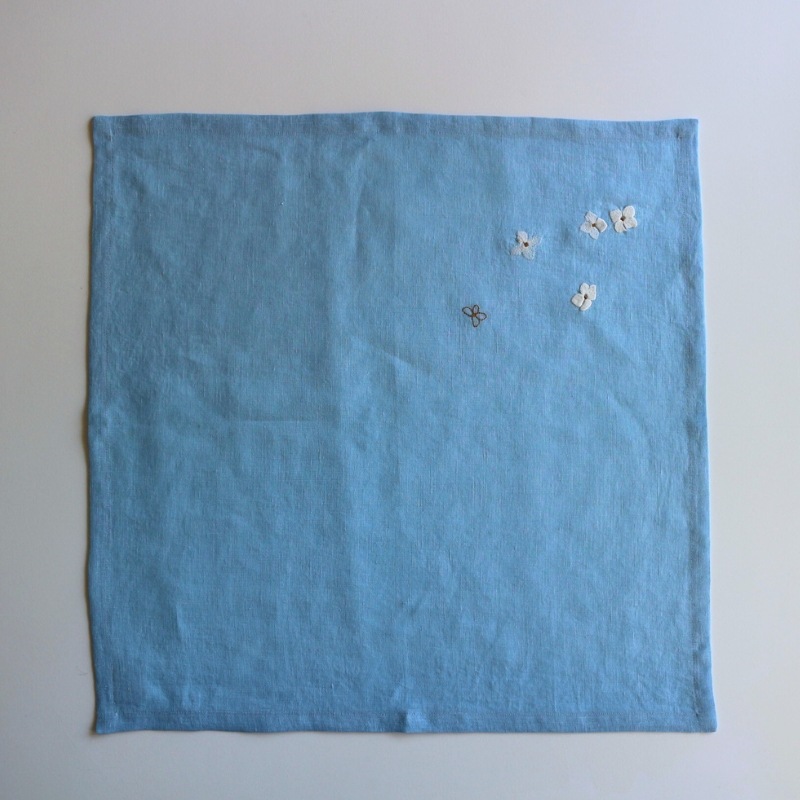 Hydrangeaナプキン ライトブルー(sepals)