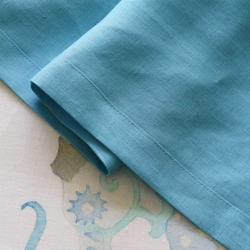 テーブルランナー カリブ/ターコイズブルー45×170